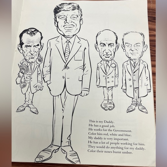 JFK 1962 Coloring lCondition - Picture 3 of 7